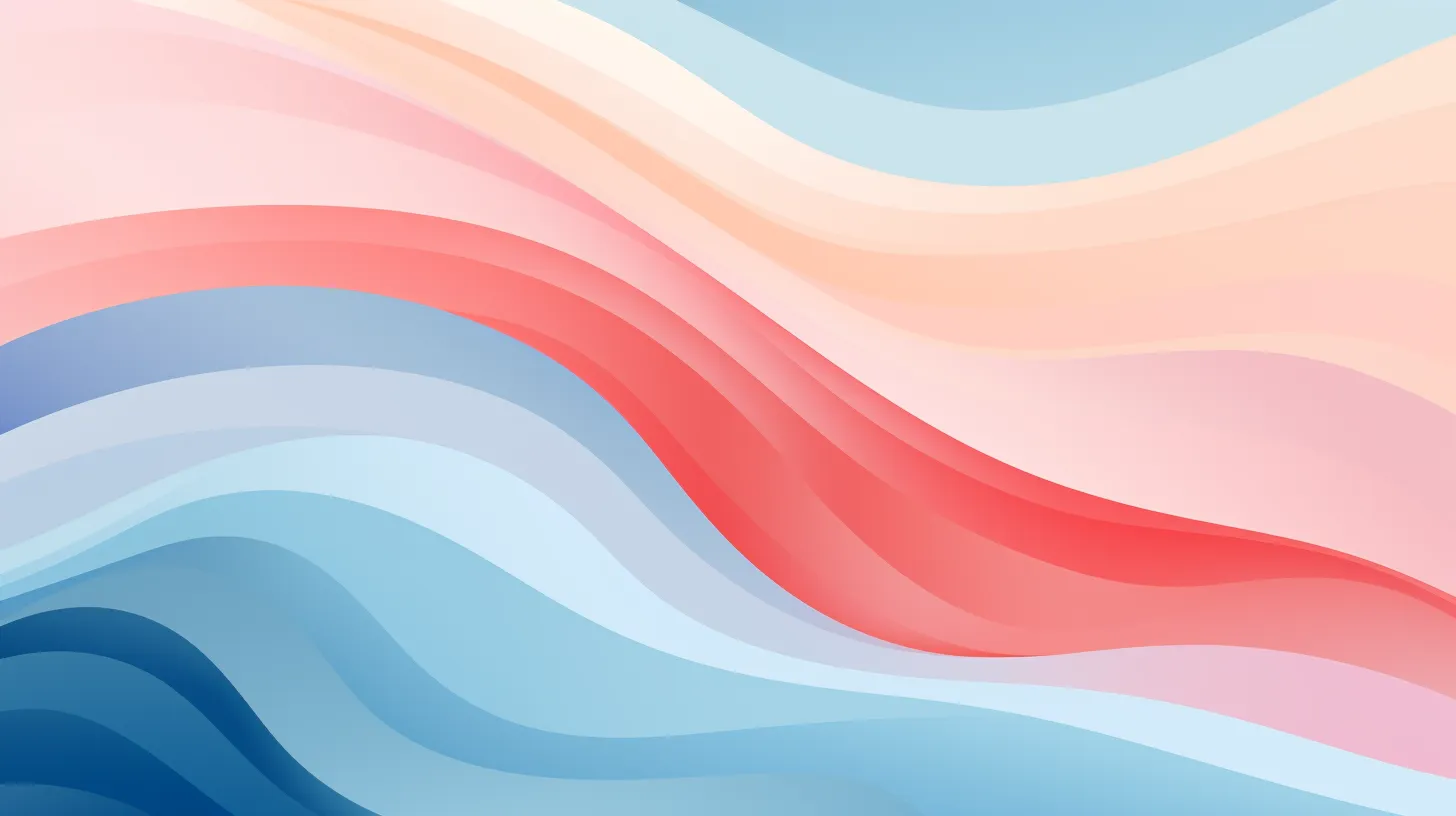 illustration of colorful waves